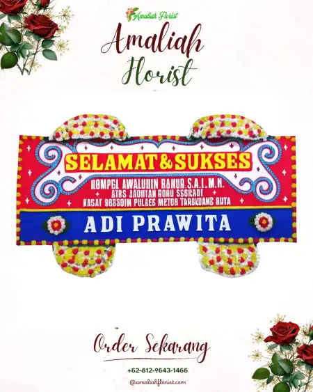 Papan Bunga Ucapan Selamat Alian